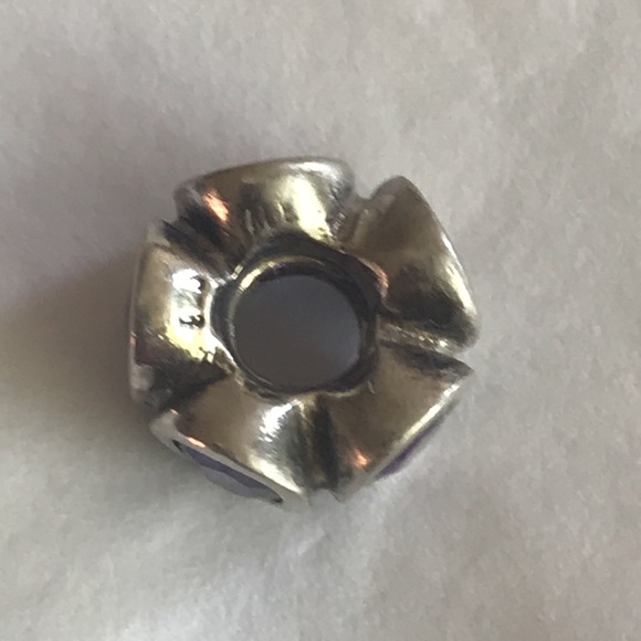PANDORA Purple Oval Lights Charm - Picture 4 of 4